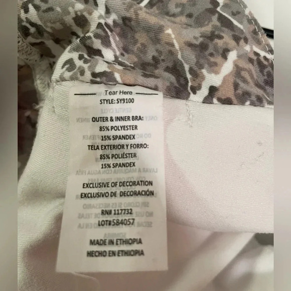 Soybu Sports Bra, Medium White/Gray Like New EUC - Picture 4 of 5